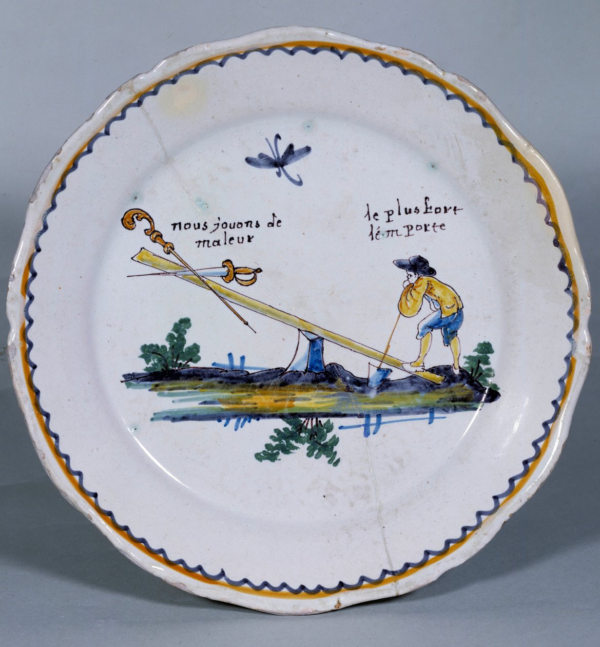 Piatto rivoluzionario da French School