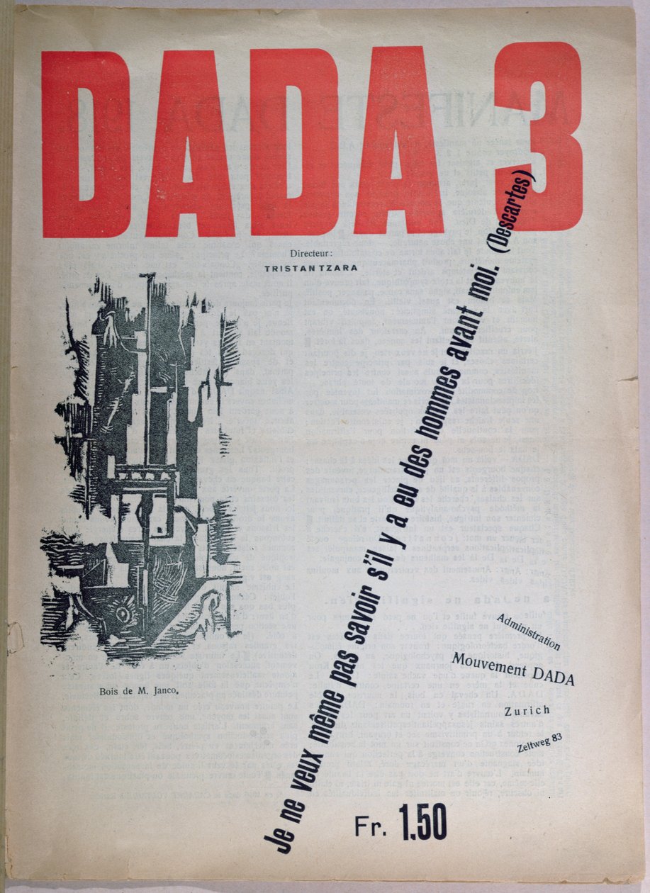 Rivista Dada n.3, dicembre 1918 da French School