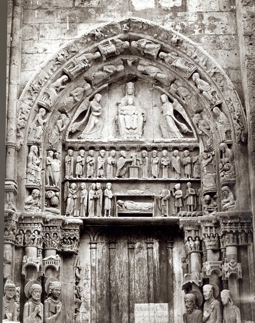 Baia destra del Portale Reale, metà del XII secolo da French School