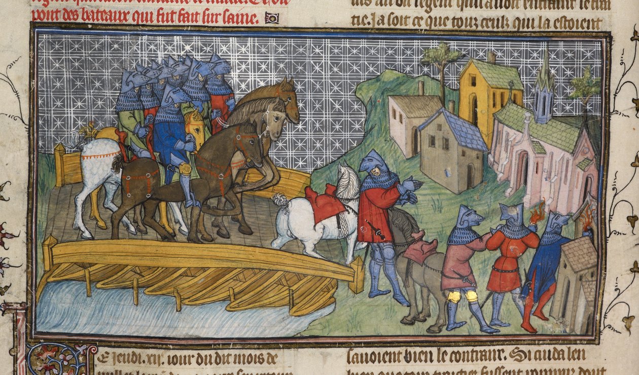 Passaggio della Senna, illustrazione da 