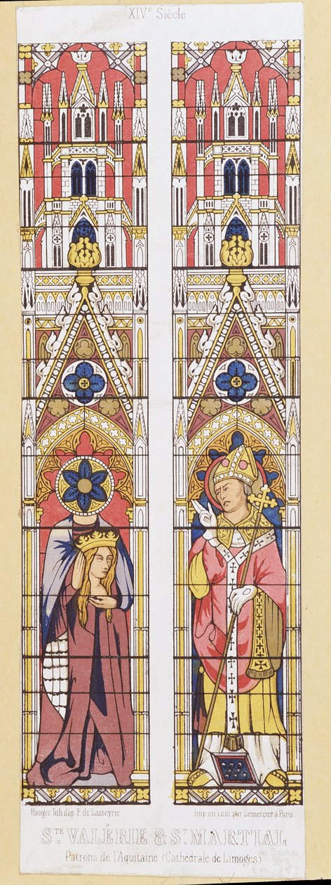 Santa Valeria, vergine e martire a Limoges (III secolo) e San Marziale, vescovo di Limoges (III secolo), patroni dell