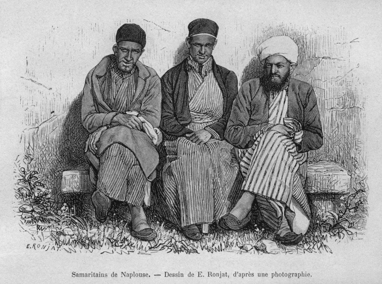 Samaritani di Nablus, da La Syrie d