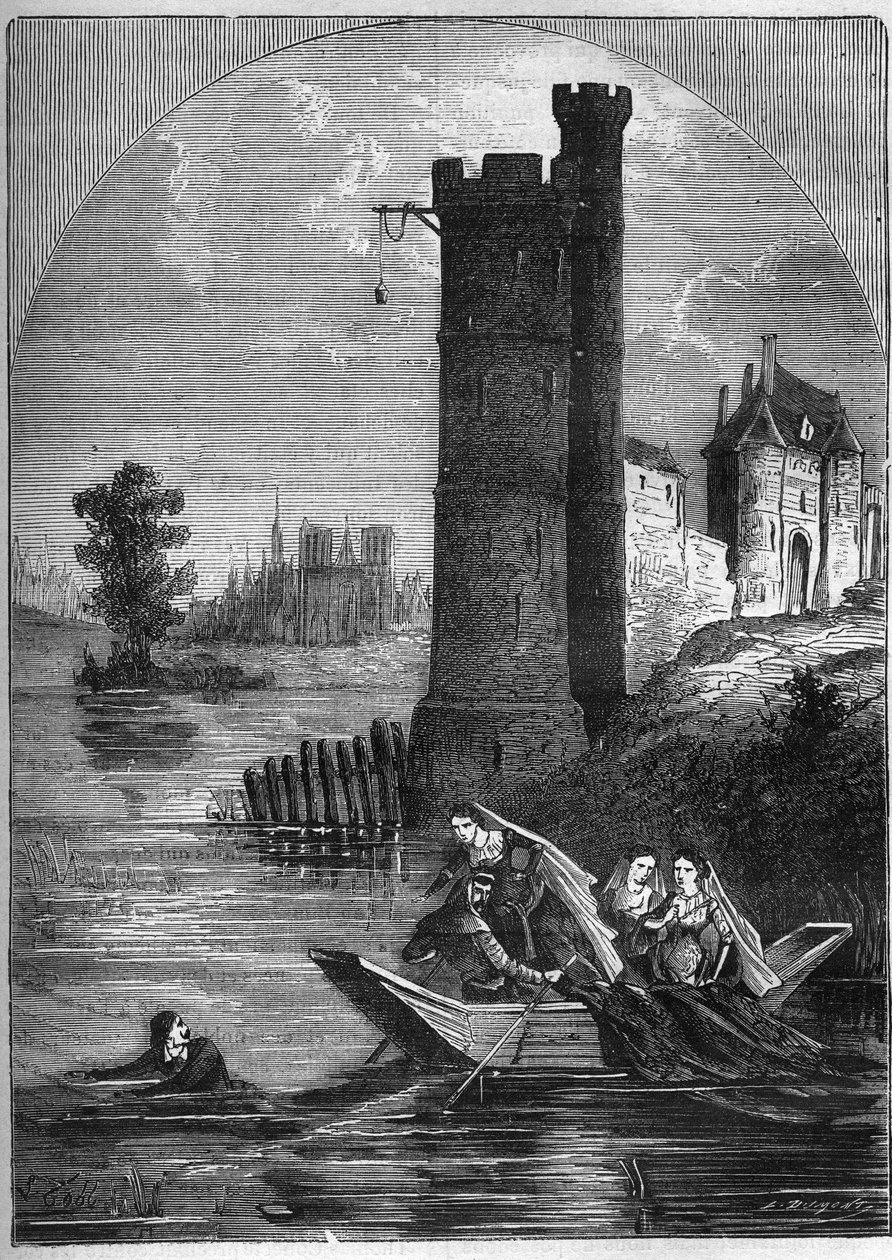 Scandalo (affare) della torre di Nesle: Jean Buridan riuscì a fuggire dalla torre di Nesle nel 1314 nonostante l