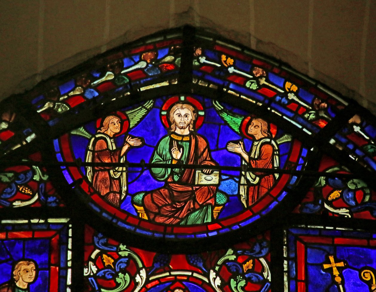 Scena dalla Vita di San Martino, Cattedrale di Chartres da French School