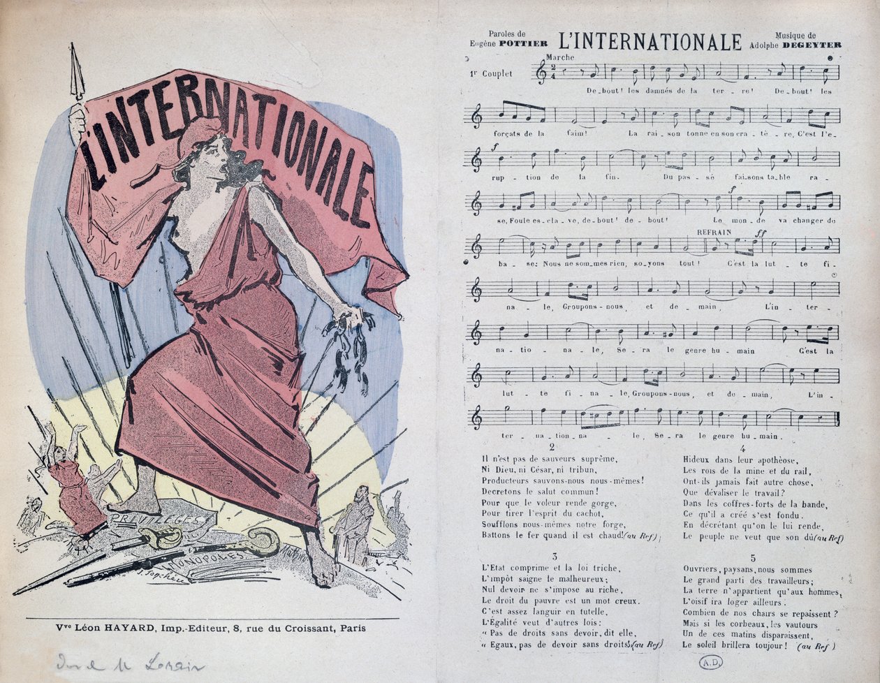 Spartito per la canzone L