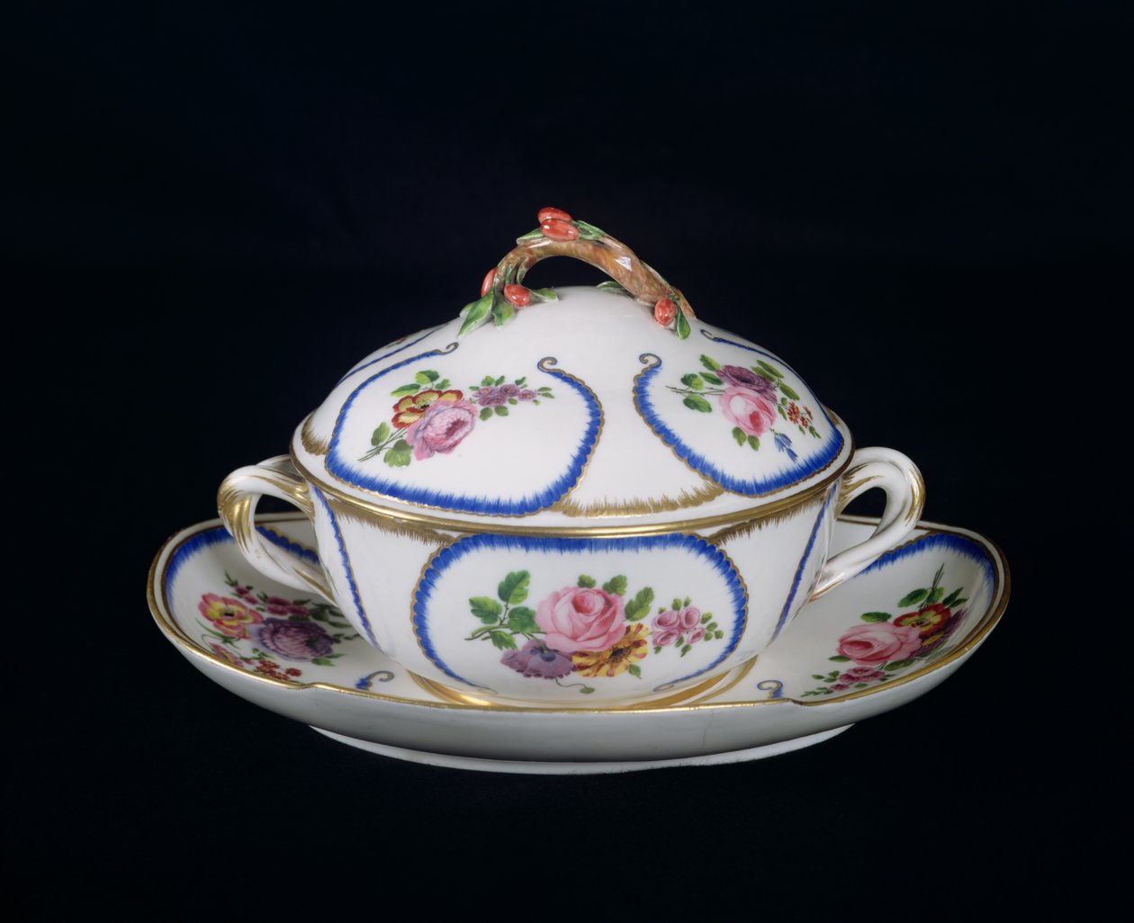 Ciotola e piatto di Sevres, 1764 da French School