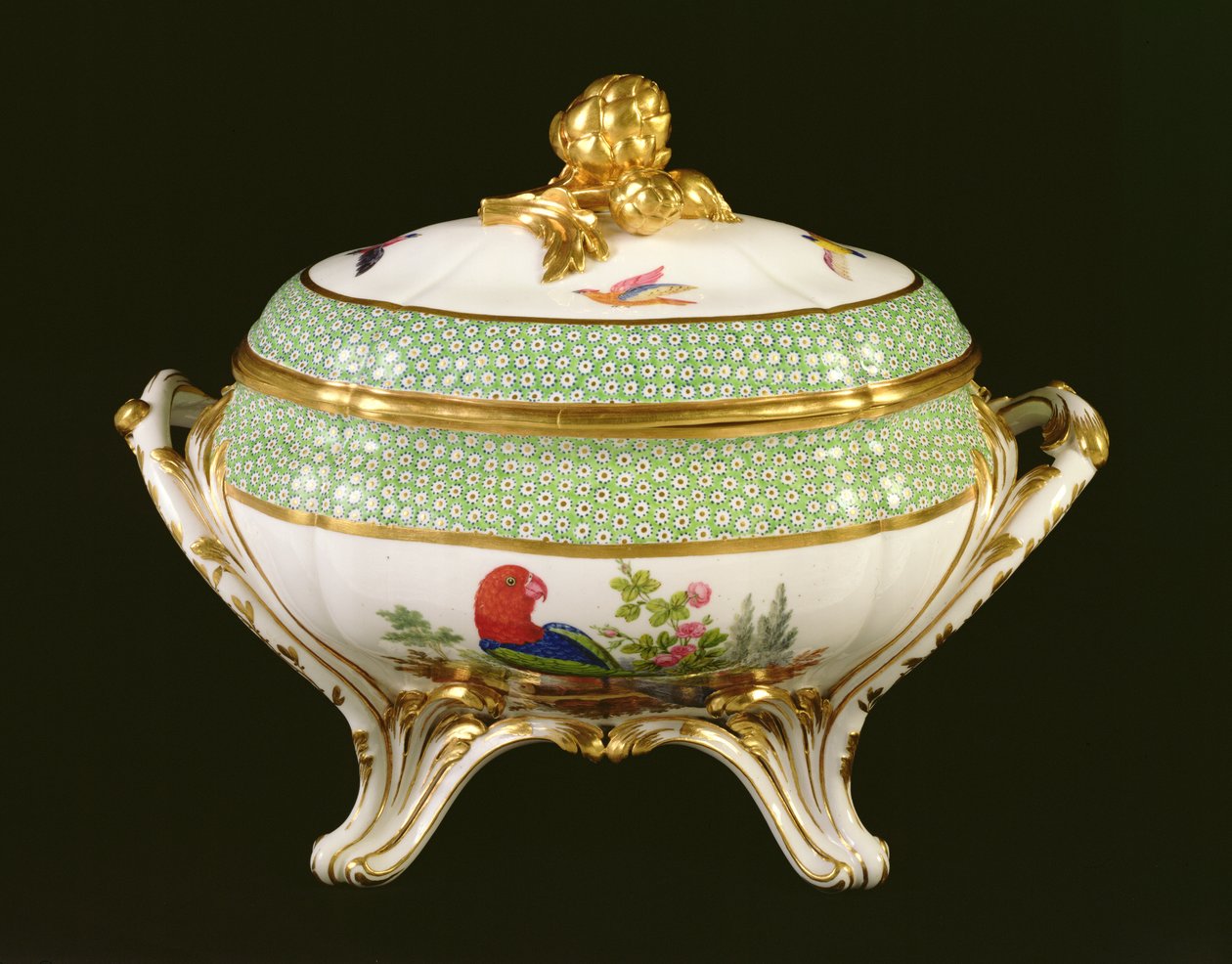 Zuppiera di Sèvres dal servizio Eden, marchio del pittore Pierre-Joseph Rosset, 1788 da French School