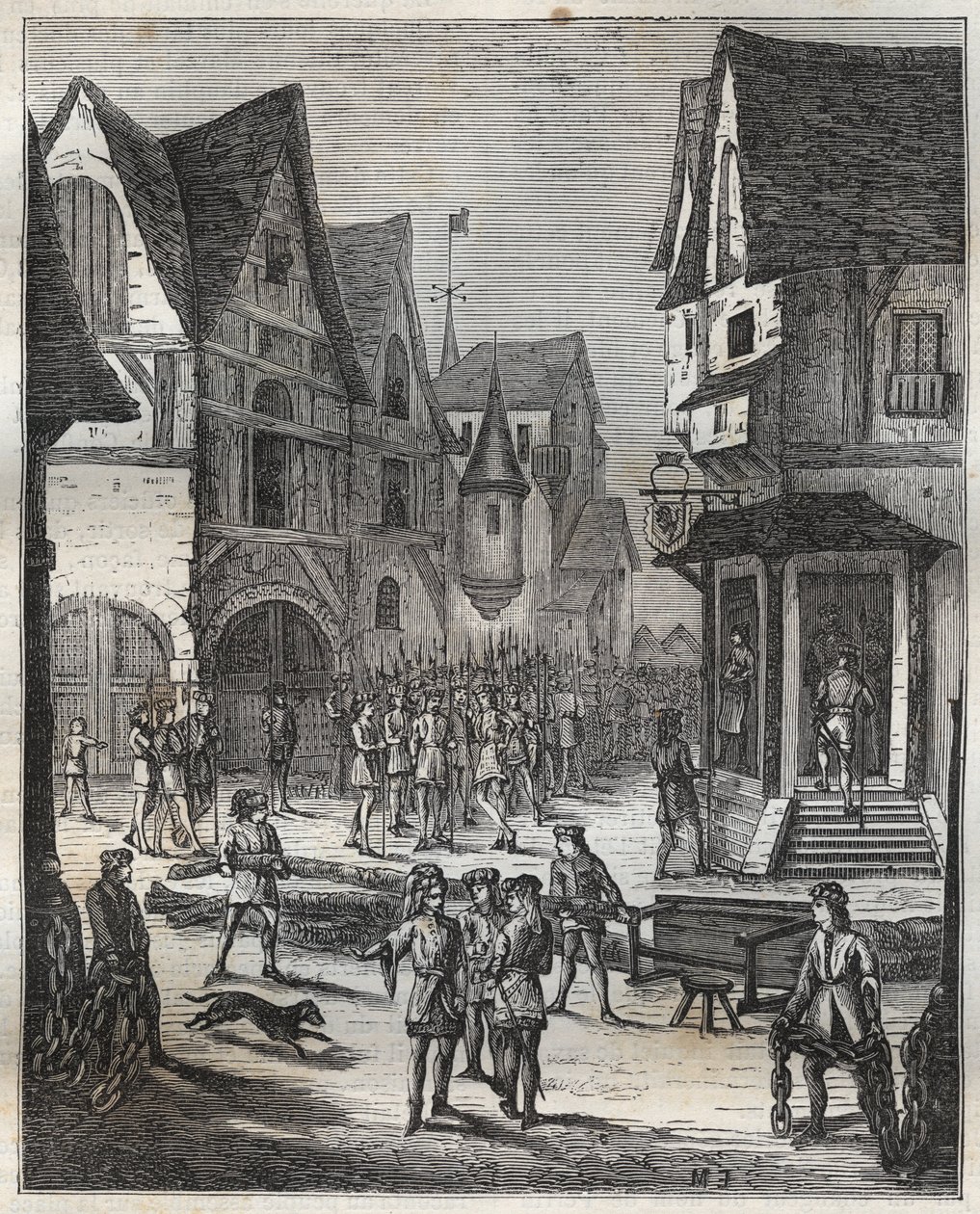Assedio di Parigi (1358) - Il 22 febbraio. da French School