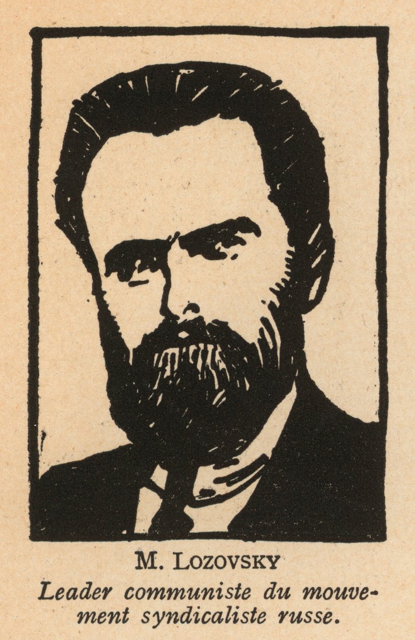Solomon Lozovsky, rivoluzionario bolscevico russo e politico sovietico, segretario generale dell