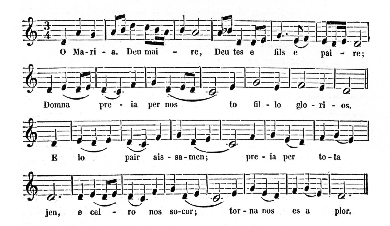 Canto delle Crociate da French School