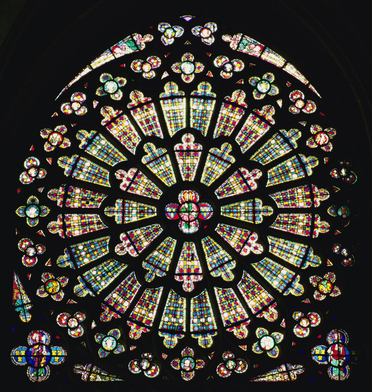 Rosone sud, c.1320 da French School