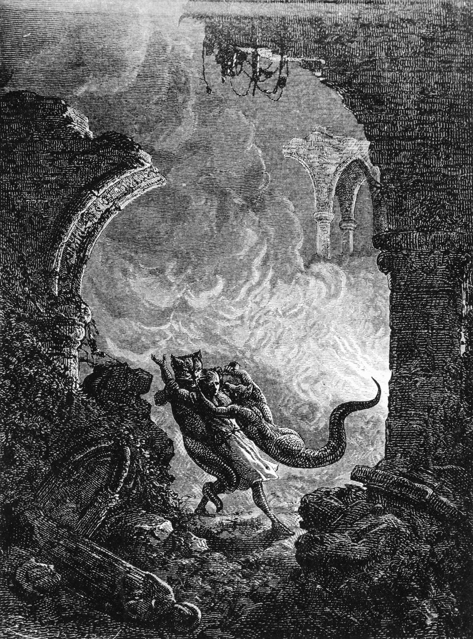 Il purgatorio di San Patrizio, metà del XIX secolo da French School
