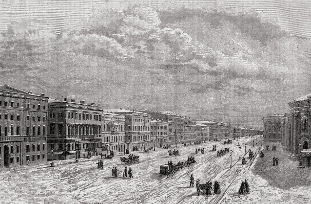San Pietroburgo, Russia nel 1794, da 