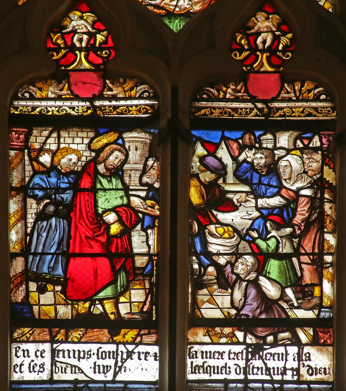 La carità di San Rocco da French School