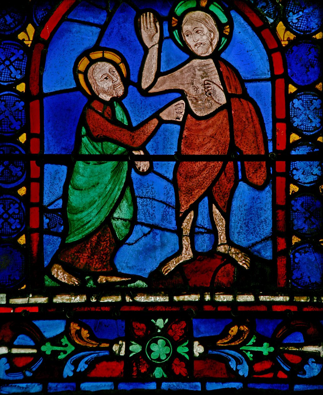 San Tommaso con Cristo da French School