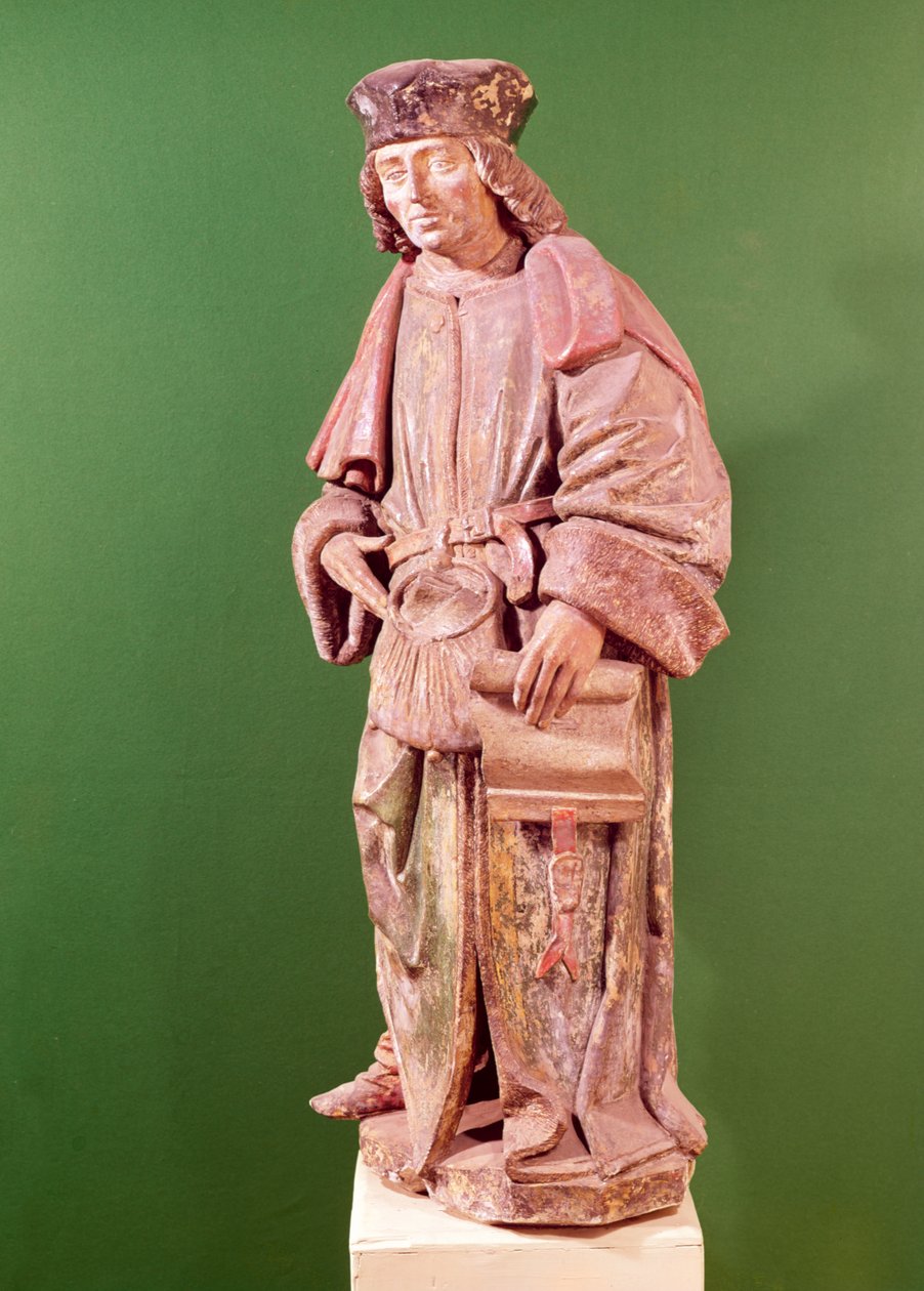 San Yves de Treguier (1253-1303), dalla Chiesa di San Martino, Amiens da French School