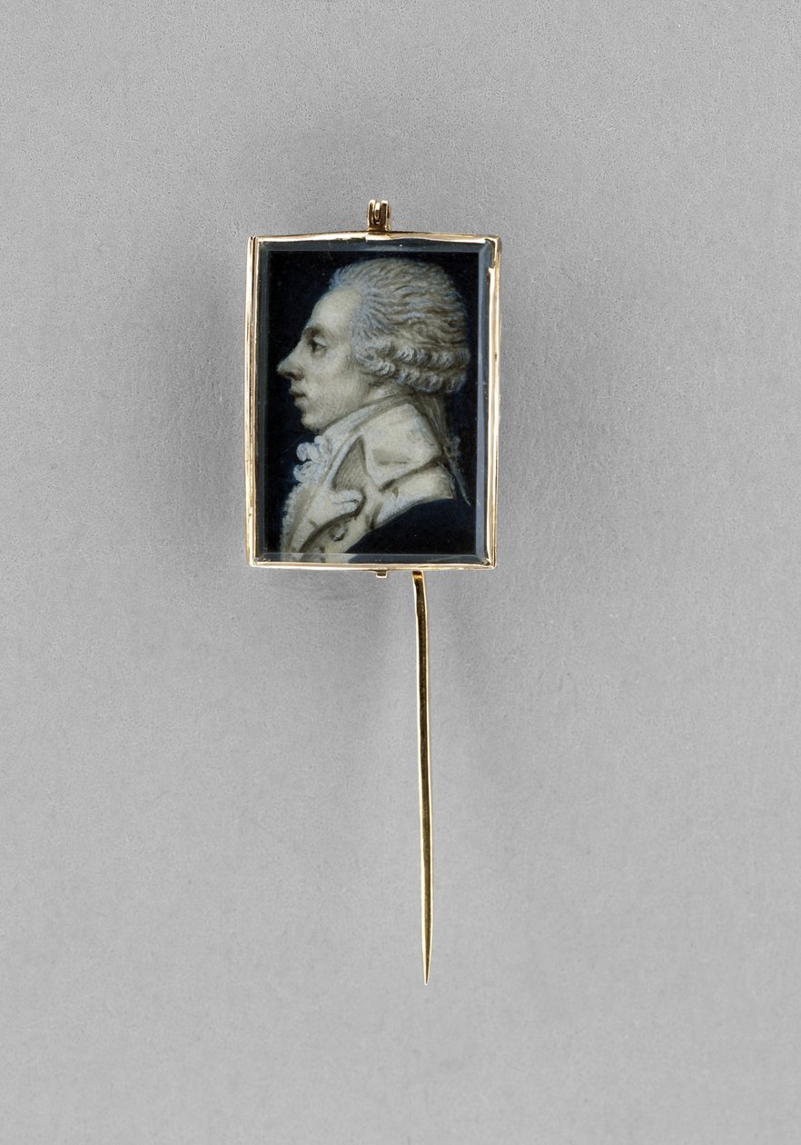 Spilla con ritratto di un uomo, c.1780 da French School