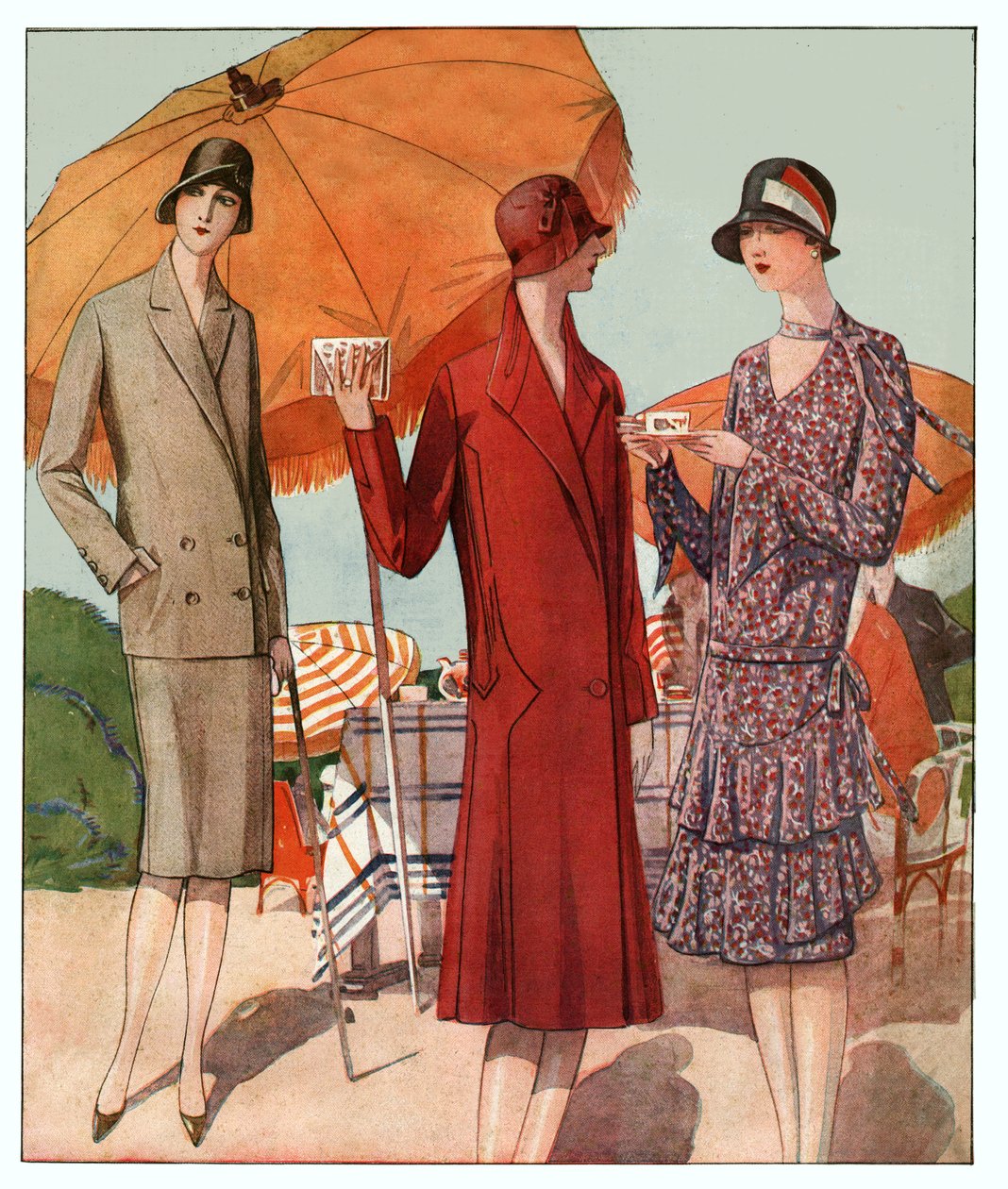 Cappotto estivo. (Illustrazione) da French School