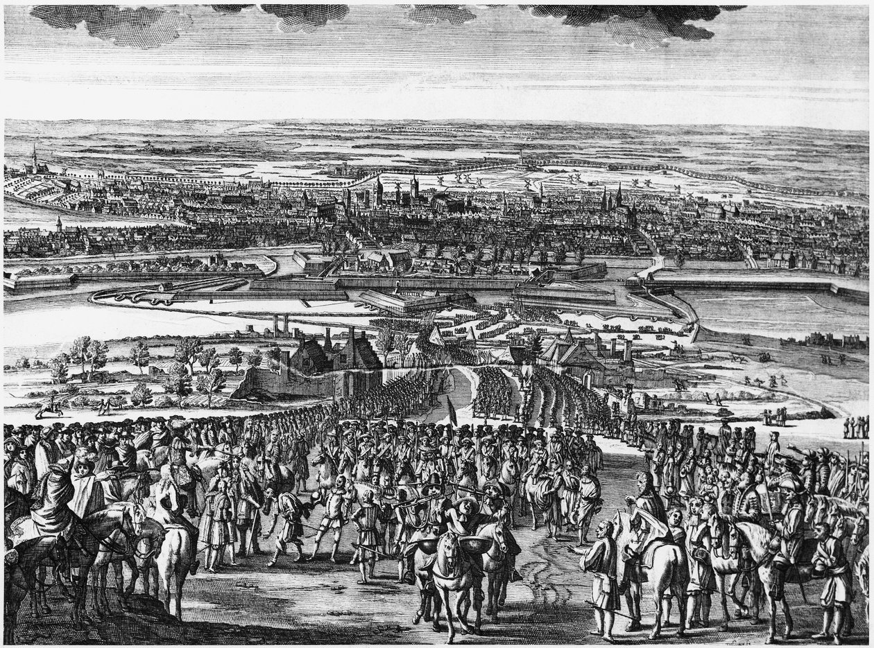Resa della città e della cittadella di Gand, 1678 da French School