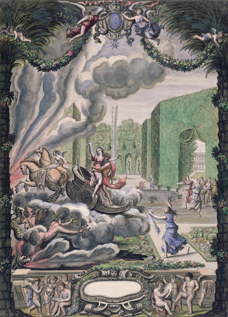 Il rapimento di Proserpina da parte di Plutone da French School