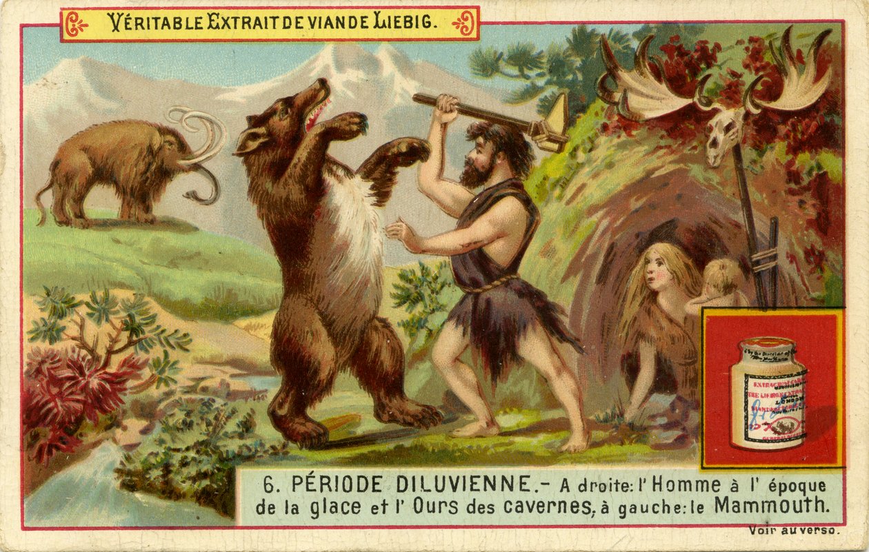 Il periodo antidiluviano, Liebig Card da French School