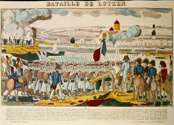 La battaglia di Lutzen, 2 maggio 1813 da French School