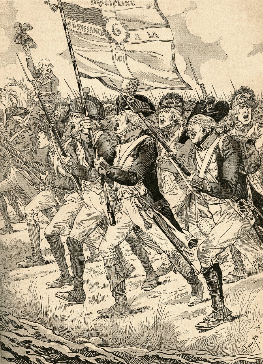 La Battaglia di Valmy da French School