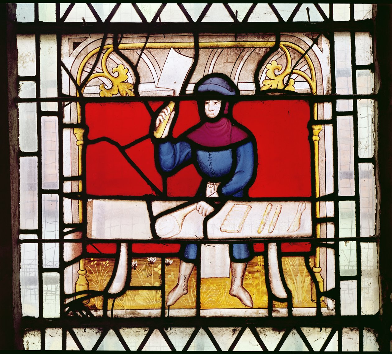 La finestra del macellaio (dettaglio) da French School