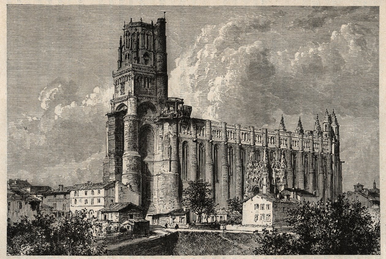 La Basilica Cattedrale di Santa Cecilia - cattedrale di Albi da French School