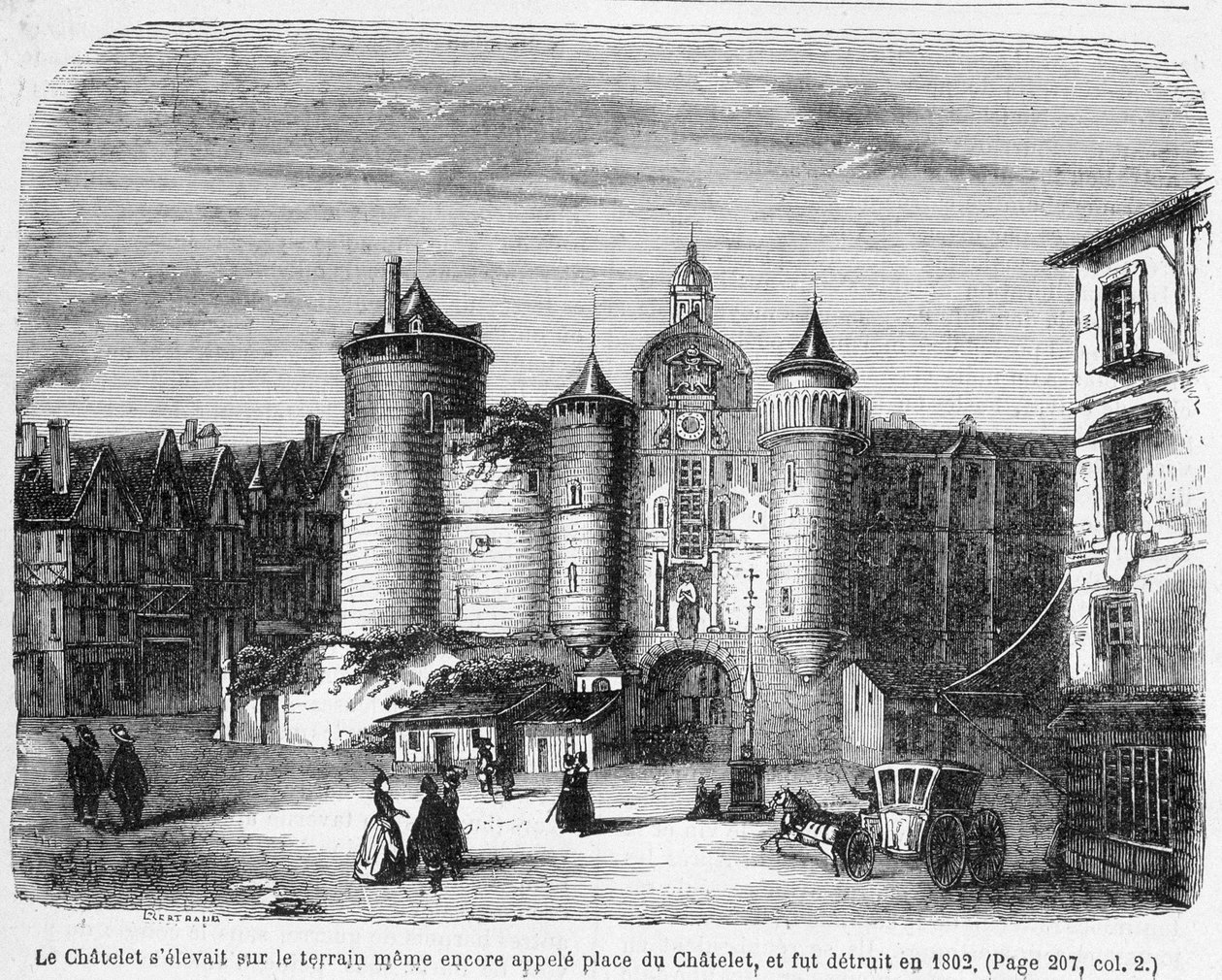 Il Châtelet nel XVIII secolo da French School