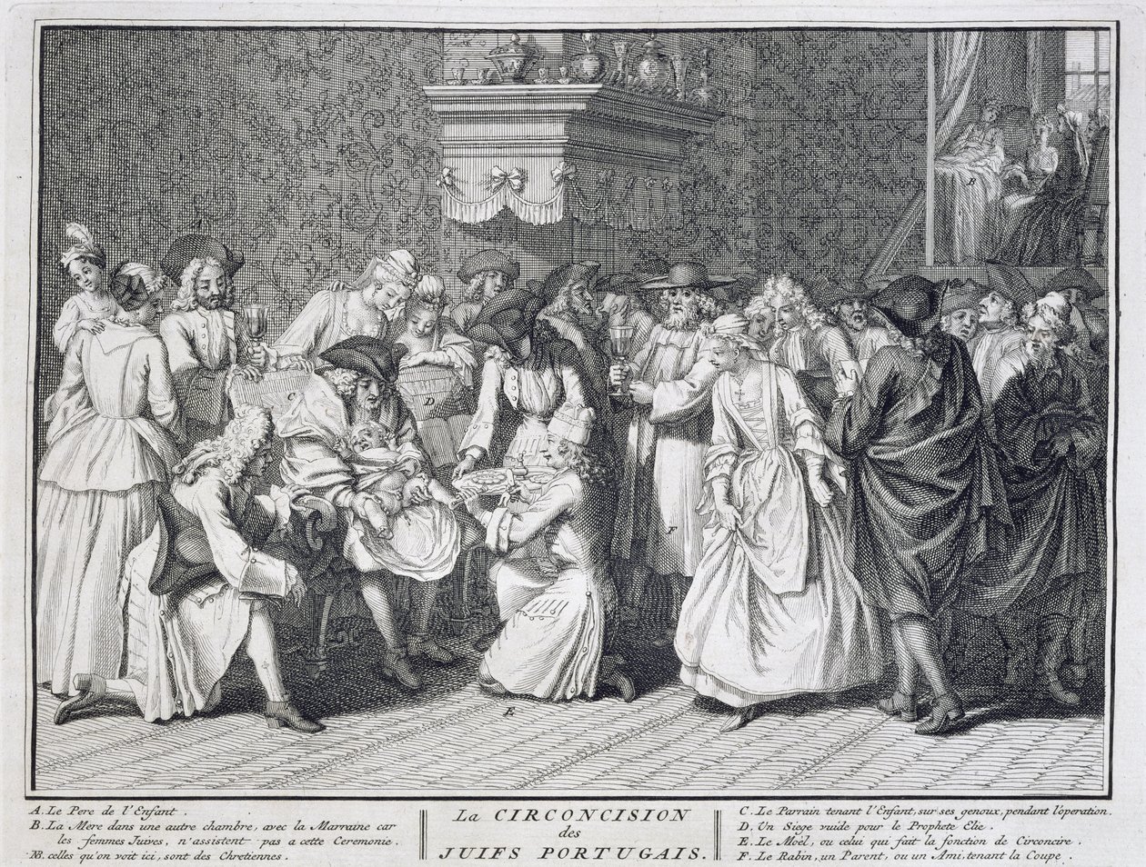 La cerimonia della circoncisione da French School