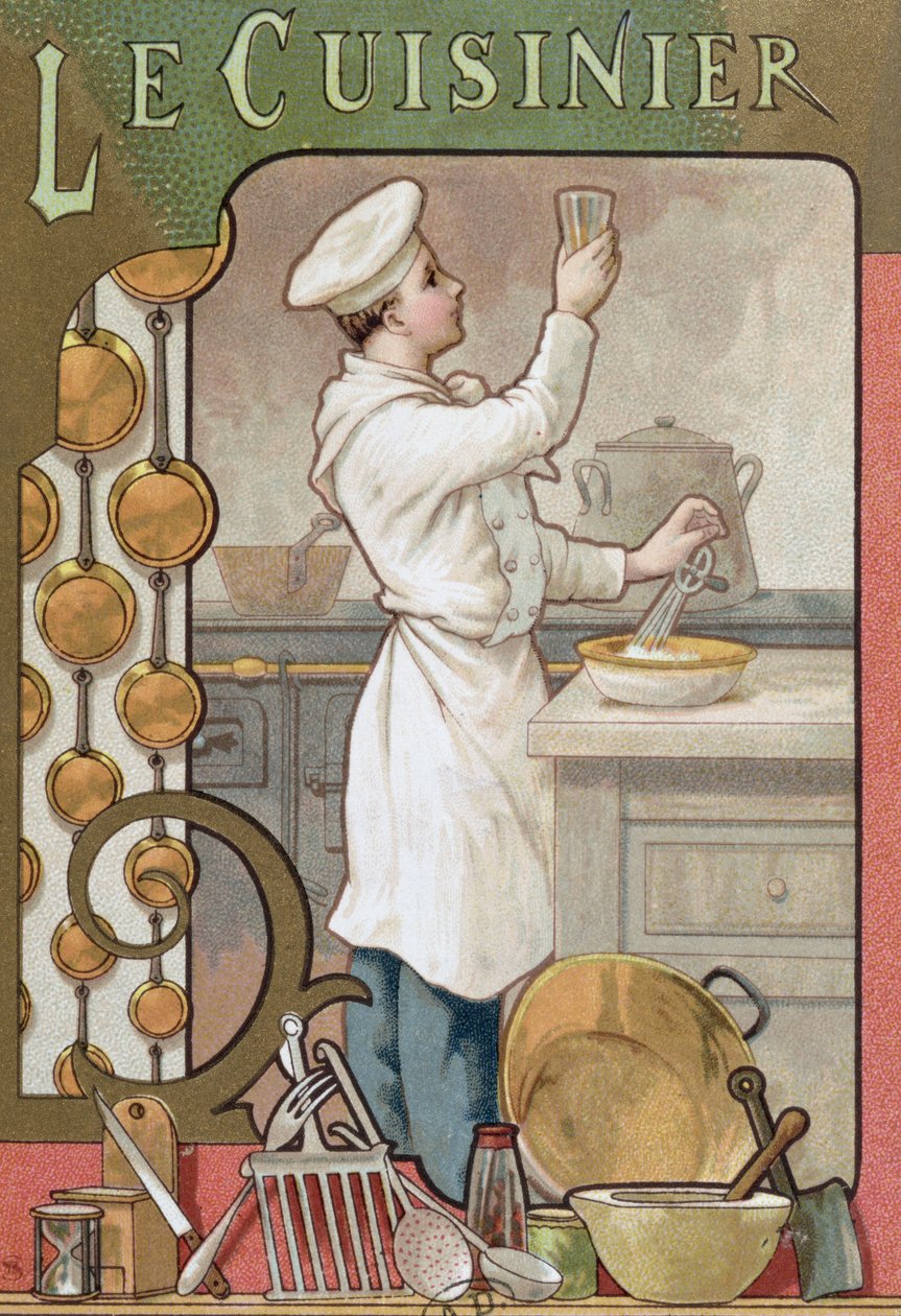 Il cuoco, c.1899 da French School