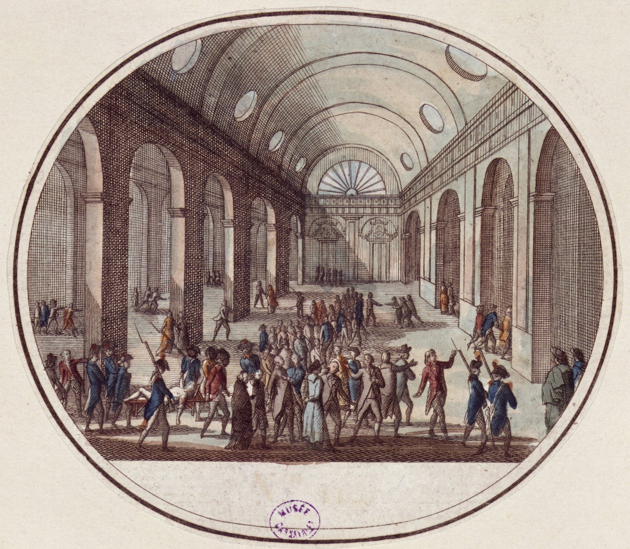 La Morte di Ventuno Deputati Girondini, 31 ottobre 1793 (10 Brumaio Anno 2) da French School