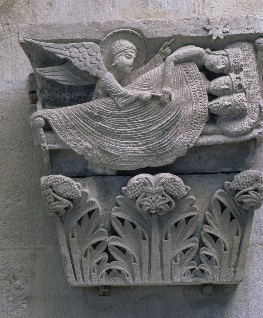 Il sogno dei tre re, capitello originale dalla navata della cattedrale da French School