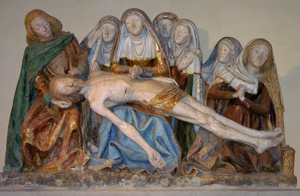 La Deposizione, 1490 (dettaglio) da French School