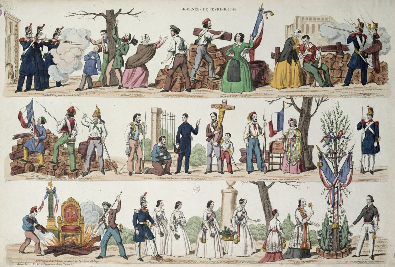 Gli eventi di febbraio 1848 da French School