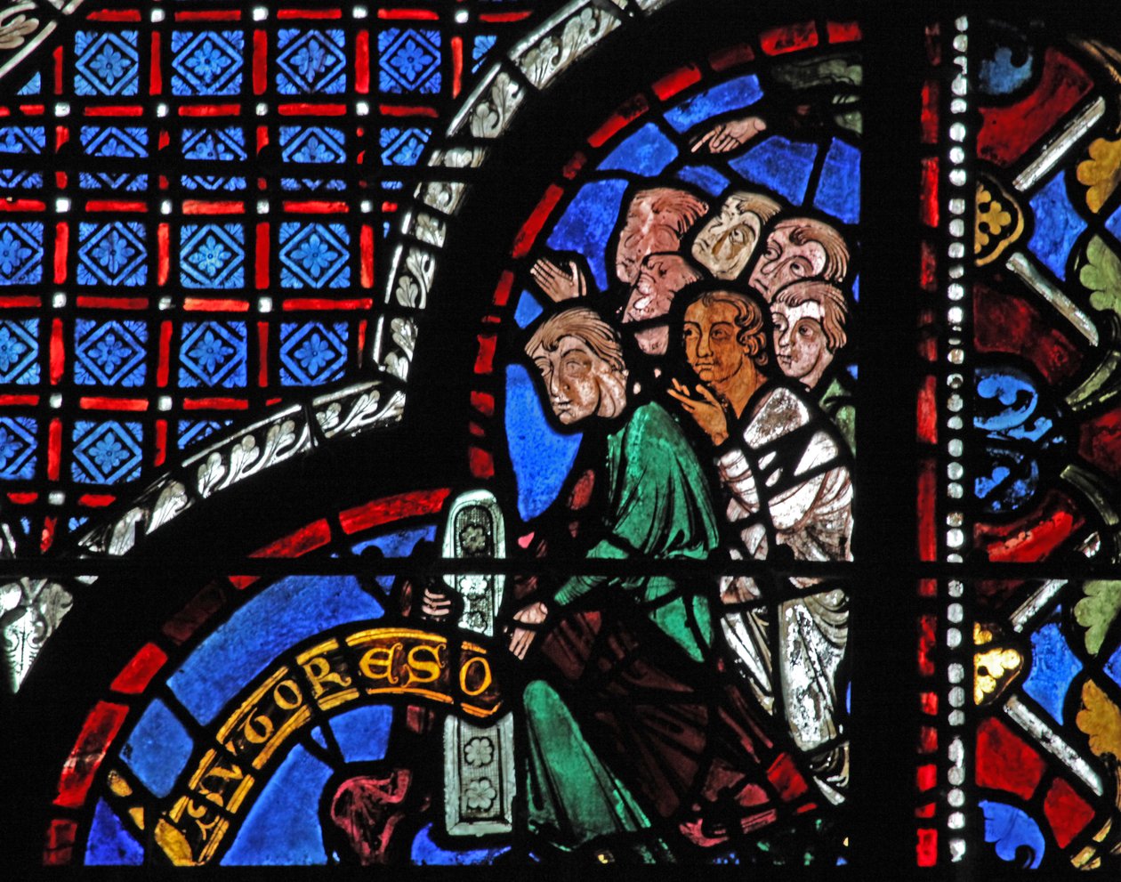 La finestra del Buon Samaritano: donatori - calzolai da French School