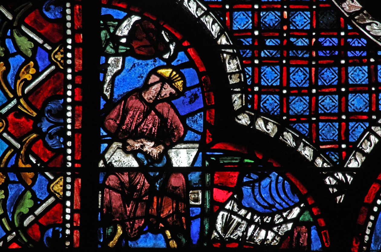 La finestra del Buon Samaritano: i donatori - calzolai da French School