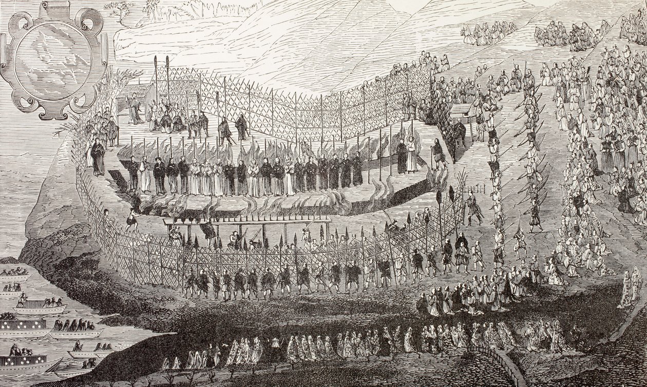 Il grande martirio di Nagasaki, 1622, da 