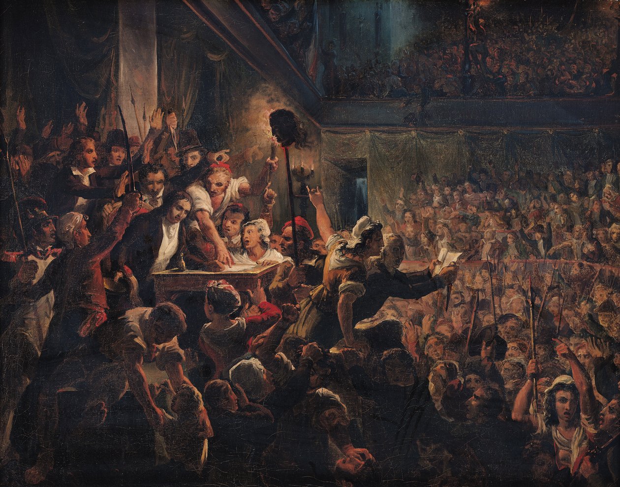 La testa del deputato Jean Feraud (1759-95) presentata a François Antoine Boissy d