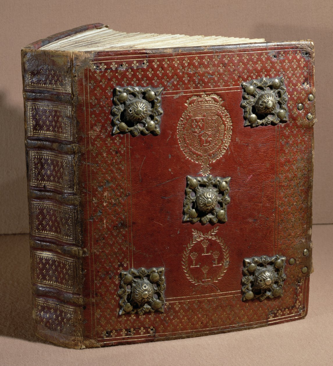 Il Livre Ferre della Cour des Comptes (pelle e pergamena) da French School