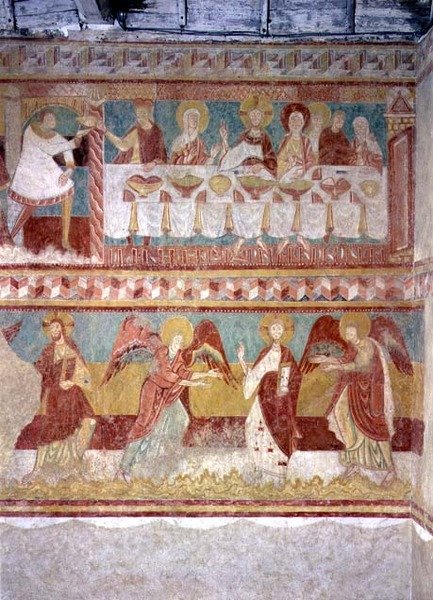 Le nozze di Cana, dalla parete sud del coro da French School