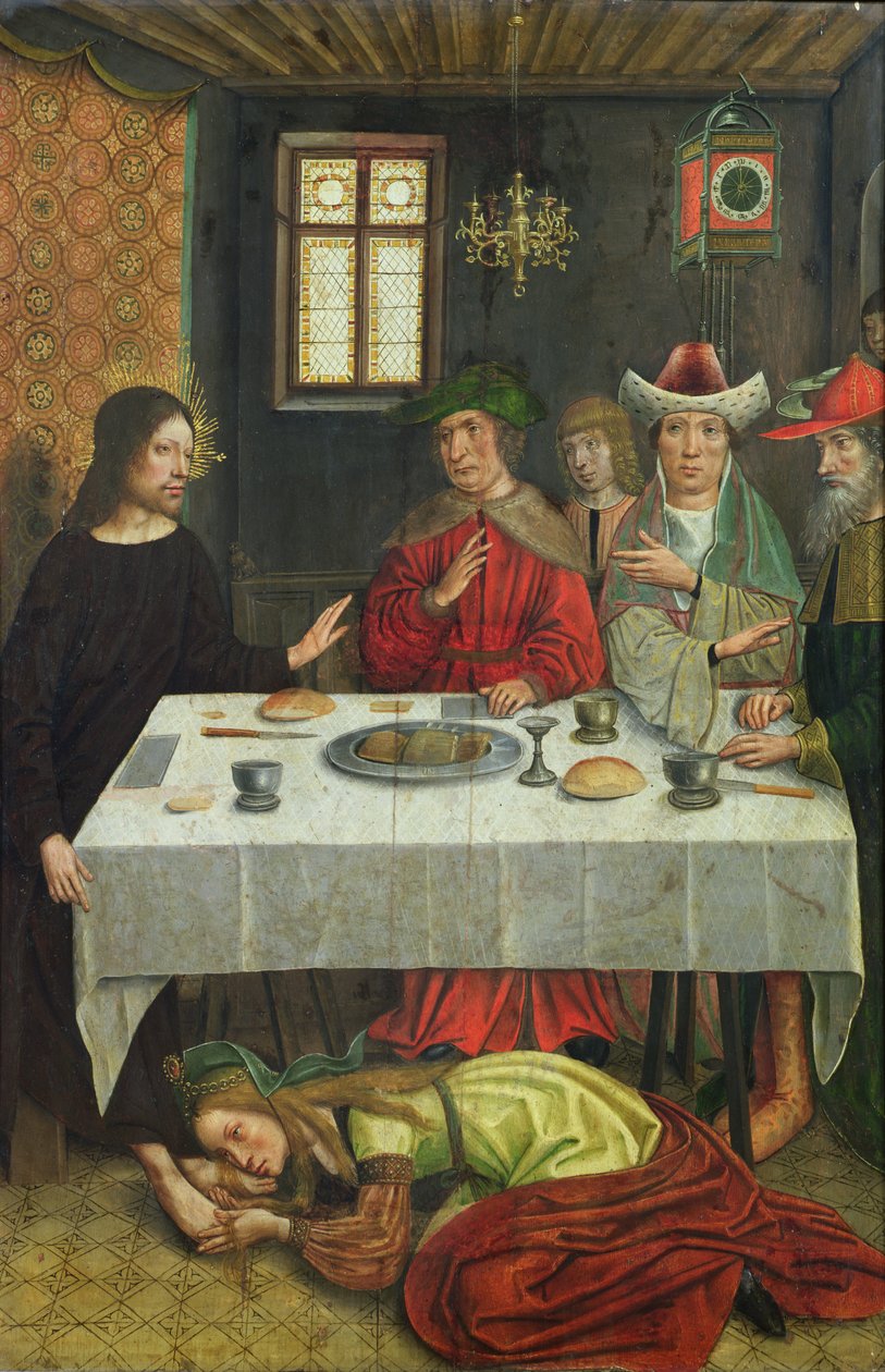 Il pasto a casa di Simone il Fariseo da French School