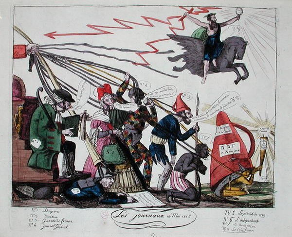 I giornali di maggio 1815 da French School