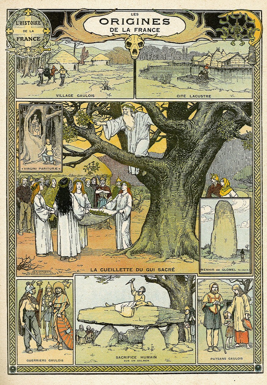 Le origini della Francia, da "Histoire de France". da French School