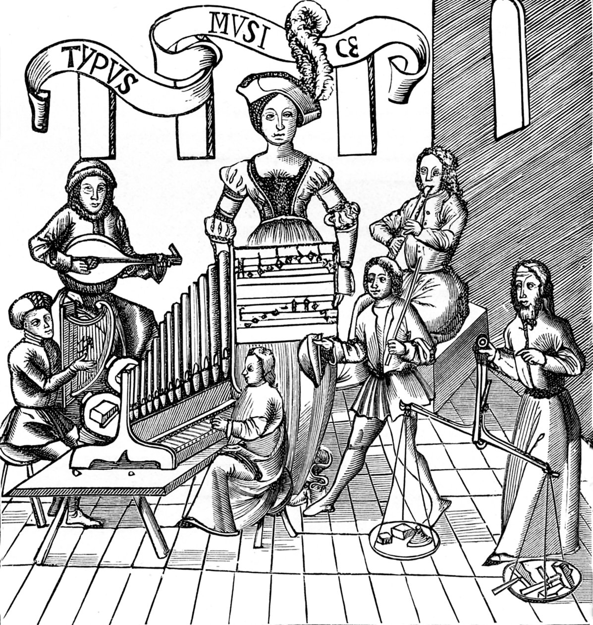 La personificazione della musica da French School
