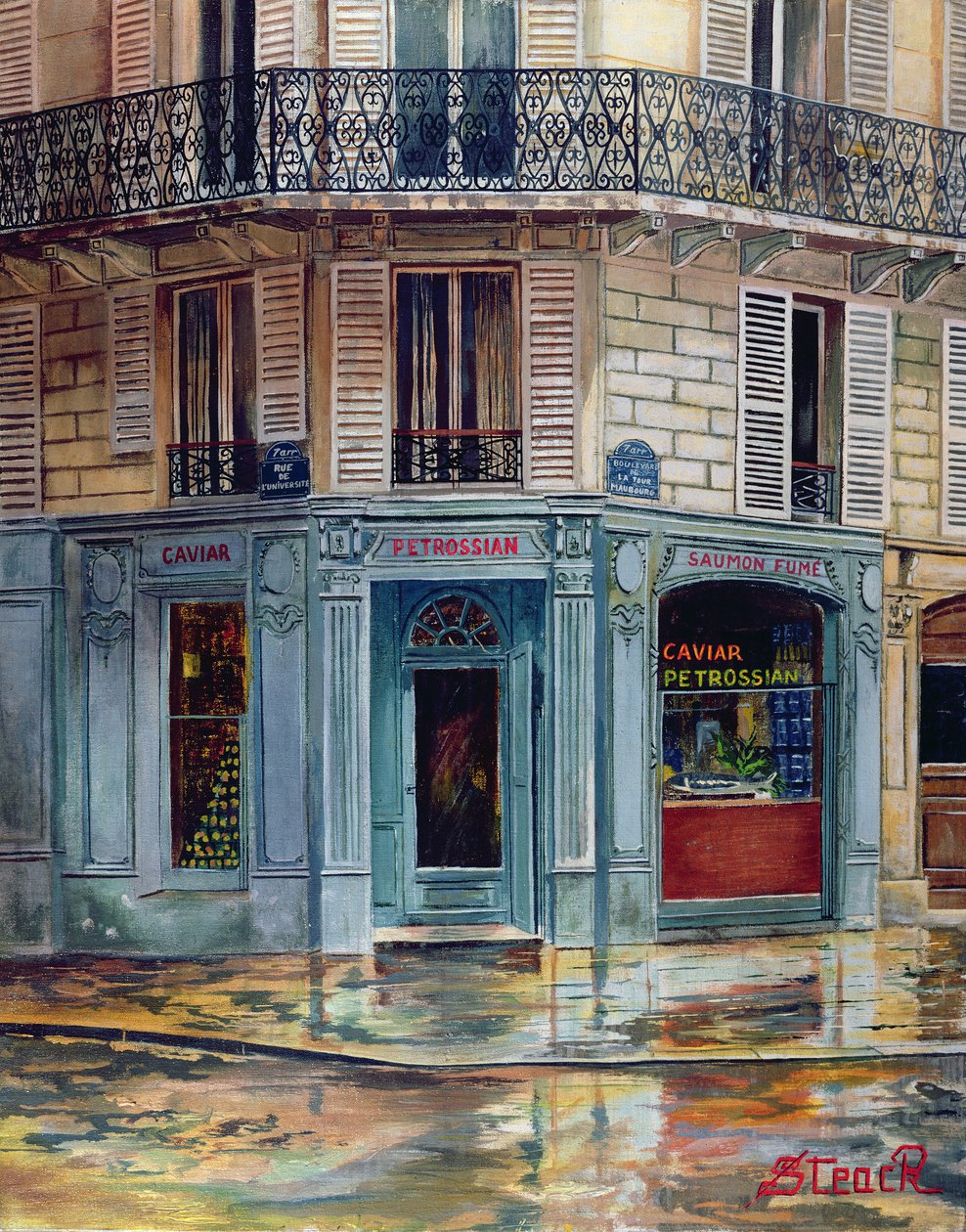 Il negozio di caviale Petrossian a Parigi da French School