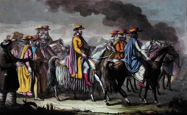 Il reggente del Tibet e i suoi seguaci da French School
