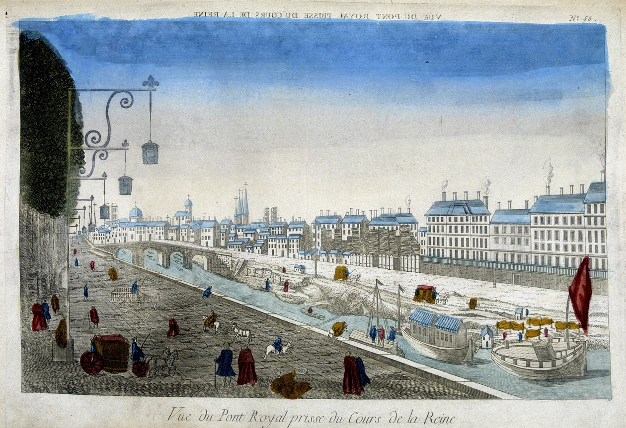 Il Ponte Reale visto dal Cours de la Reine da French School
