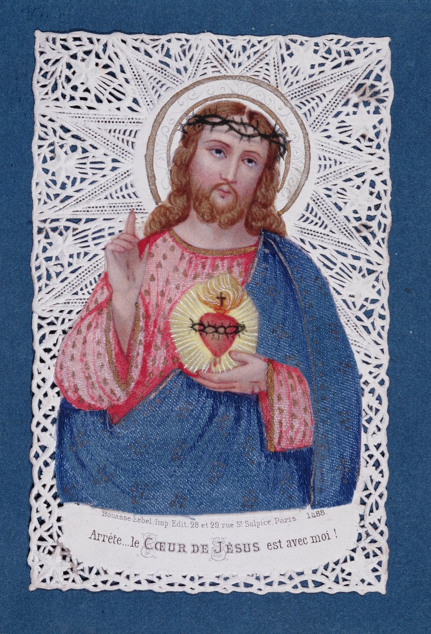 Il Sacro Cuore di Gesù, seconda metà del XIX secolo da French School